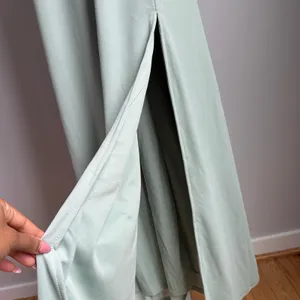Birdy‎ Grey sz M green flutter sleeve maxi dress thumbnail 5