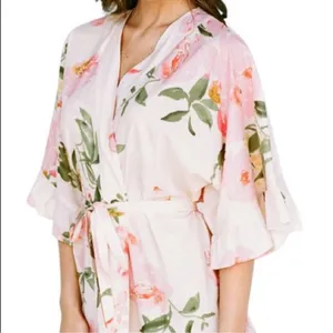 Plum Pretty Sugar floral robe size‎ small thumbnail 3