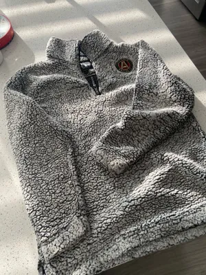 Atlanta United Boxercraft Sherpa Pullover Quarter-Zip thumbnail 1