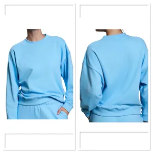 Year Of‎ Ours Yos X Fff Crewneck Sweatshirt Women Size Xl/2x Blue Cotton New thumbnail 2