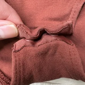 Old Navy Square Neck Tank Top Bodysuit Wide Straps Orange Brown Womens Large thumbnail 4