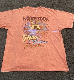 Woodstock Orange Tee Size XL thumbnail 1
