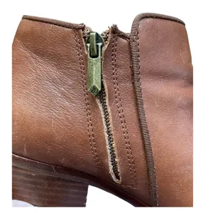 Sam Edelman Petty Leather side zip ankle bootie women’s‎ size 7 brown thumbnail 10