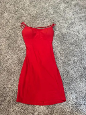 Windsor Mini Dress Red  thumbnail 3