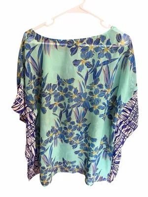 Avec Vibrant Floral Print Cover-Up NWOT thumbnail 2