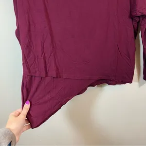 Piko Women’s Maroon Carolina Gamecocks Bamboo Long Sleeve Top Medium NWT‎ thumbnail 4