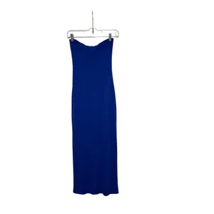Urban Outfitters Blue Strapless Maxi Dress S thumbnail 2
