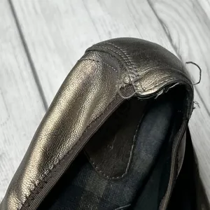 Born Handcrafted Footwear Metallic Bronze Gold Ballet Flats Slip ons size 8 thumbnail 5