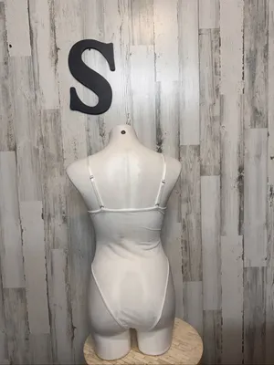 SHEIN White Lace Underwire Bodysuit Womens Size S Lingerie Teddy Corset thumbnail 2