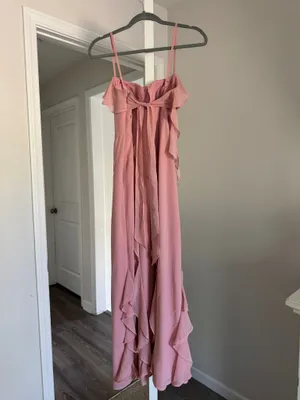 Azazie Bridesmaid Dress Pink thumbnail 3