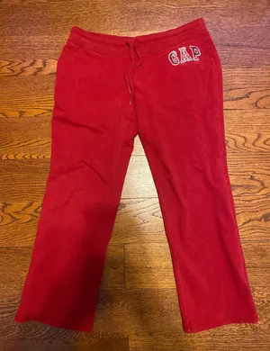Gap Red  Sweatpants thumbnail 1