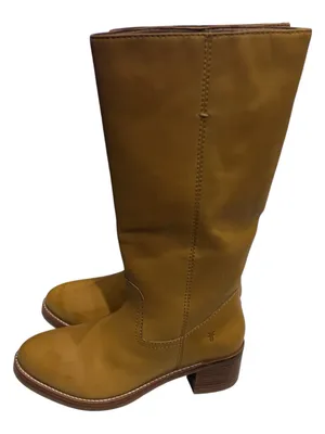 Frye Women’s Camryn Tall Campus Boots Size 9.5 M Banana Leather thumbnail 3