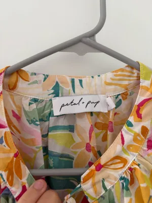 Petal and pup floral babydoll dress thumbnail 3
