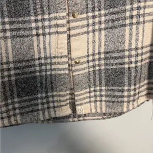 🤍 American Eagle Plaid Flannel Shirt – Slim Fit | Size L 100% Cotton thumbnail 4