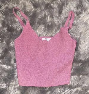 PacSun Pink Crop Tank thumbnail 1