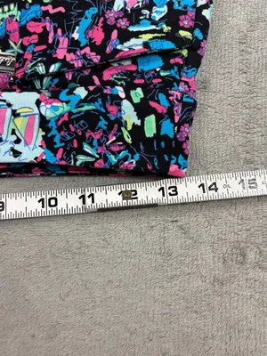 Lulu-B Skort Skirt Women's 2 Black Pink Geometric Stretch Performance Athletic thumbnail 11