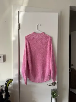 aerie cotton mock neck sweater thumbnail 6