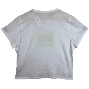 NWT Abercrombie & Fitch AF Essential White Green Yellow Short Sleeve Shirt Sz L thumbnail 3