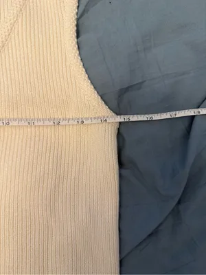 ✨NWOT Abercrombie & Fitch Cream Knit Vest XS✨ thumbnail 5