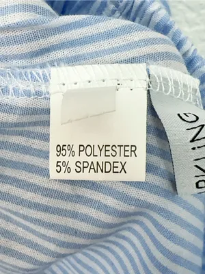 Miss Sparkling Blue Stripe High Waist Shorts Side Tie Pocket Casual Summer Short thumbnail 6