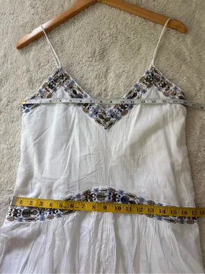 Abercrombie & Fitch V-Neck Flowy Mini Skort Dress Size Small Tall Boho Vacation thumbnail 8