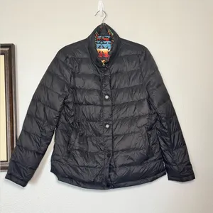 Pendleton Bitterroot Reversible Down Puffer Jacket Size Medium thumbnail 3