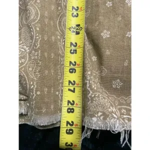 Women's POL Brown and White Paisley Blazer Size L Cowgirl Western‎ Wear EUC thumbnail 3