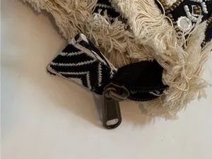 Roller Rabbit Boho Fringe Beaded Clutch thumbnail 4
