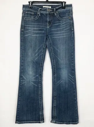 Vintage Stetson Jeans Womens 8 Flared Leg Retro Throwback Western Country Barn thumbnail 1