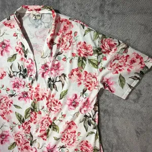 Show Me Your Mumu Brie Garden of Blooms Floral Kimono Robe One Size Romantic #17 thumbnail 3