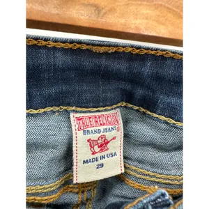 True Religion Women's Becca Mid Rise Bootcut‎ Denim Jeans Size 29 W10572OMQT1 thumbnail 6