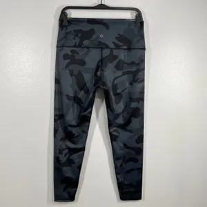 Lululemon Wunder Under High-Rise Tight‎ 25"Full-On Luxtreme 10 Black Gray Camo thumbnail 4