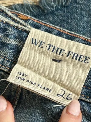 We The Free People Izzy Low Rise Flare Jeans Womens 26 NEW $138 thumbnail 7