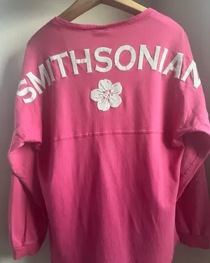 Pink Vintage Smithsonian Long Sleeve thumbnail 3