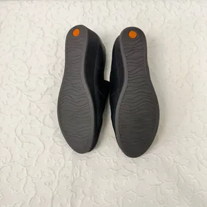 Fly London Softinos Shoes Size 8.5 Leather Mules Comfy Soft Slip On Navy Light thumbnail 4