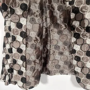 Vintage Samuel Dong Blazer‎ Jacket Womens Ruffle Embroidered Avant-garde L / X thumbnail 6