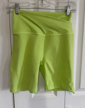 Beyond Yoga Crossover Bike Short Neon Yellow Athletic Size Small thumbnail 1