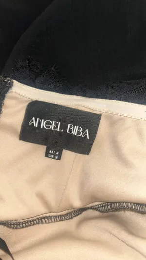 Angel Biba Dress Lace Black thumbnail 5