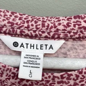 Athleta Pink Sleeveless Muscle Tee thumbnail 2