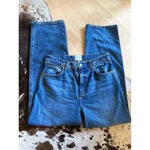 Reformation‎ Val 90s Mid Rise Straight Jeans In Pelican Size 30 thumbnail 3