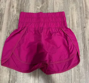 Purple High Waisted Athletic Shorts thumbnail 1