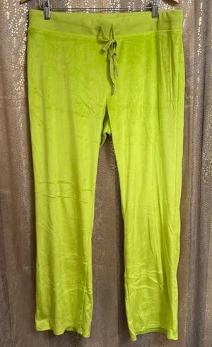 Aerie Dreamy Velour Lime Slush Green Cozy Lounge Sleep Pants XL thumbnail 1