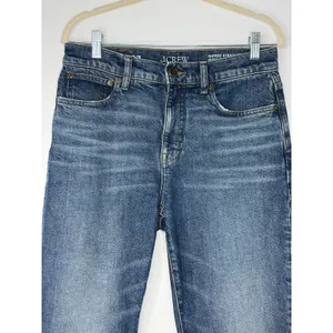 J.Crew Nipped Straight High Rise Jeans Size 27 Medium Wash Semi Stretch Denim thumbnail 5