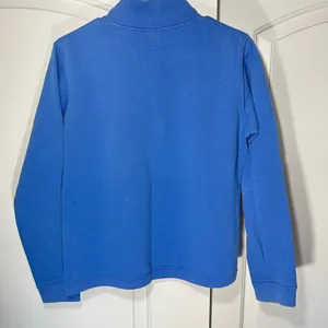 Nike Quarter Zip Sweatshirt Womens Medium‎ Blue Fleece Pullover Vintage Y2K thumbnail 6
