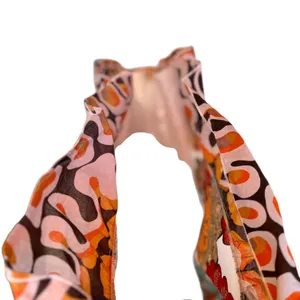 American Rag 100% Cotton Floral Above Knee Dress Small Retro Boho Tie Waist EUC thumbnail 9