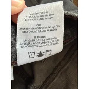 Edwin Jeans Women Bree Washed Black‎ 27 Straight Leg High Rise Raw Hem EW2003QRZ thumbnail 4