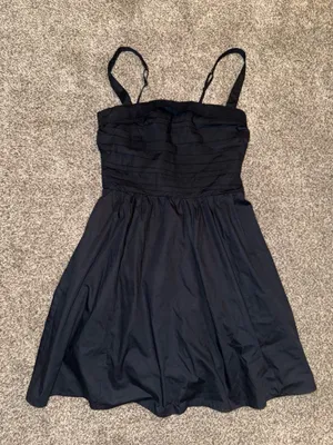 Abercrombie & Fitch Sleeveless Smocked Bodice Mini Dress, Size Small thumbnail 1