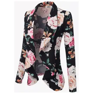 DOUBLJU Lightweight Thin‎ 3/4 Sleeve Open Front Blazer Business Casual - Size 1X thumbnail 4