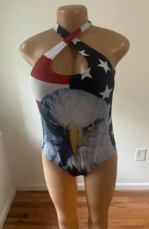 Swimming Costume White Size M thumbnail 4