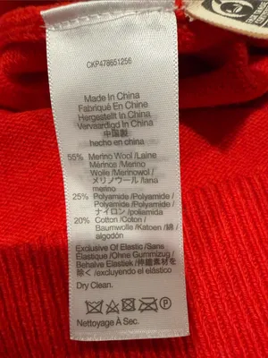 Madewell‎ Bright Red wool Button Cardigan small thumbnail 6